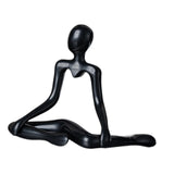 Maxbell Maxbell Thinker Statue Novelty Tabletop Ornament for Bookshelf Entrance Dining Table Black