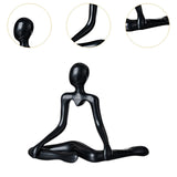 Maxbell Maxbell Thinker Statue Novelty Tabletop Ornament for Bookshelf Entrance Dining Table Black