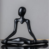 Maxbell Maxbell Thinker Statue Novelty Tabletop Ornament for Bookshelf Entrance Dining Table Black