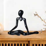 Maxbell Maxbell Thinker Statue Novelty Tabletop Ornament for Bookshelf Entrance Dining Table Black