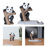 Maxbell Maxbell Panda Statue Cute Cartoon Desktop Creative Decor for Study Office Desk Table Without Base
