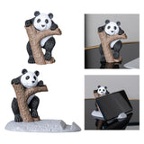 Maxbell Maxbell Panda Statue Cute Cartoon Desktop Creative Decor for Study Office Desk Table Without Base