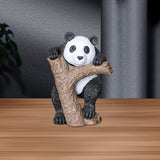 Maxbell Maxbell Panda Statue Cute Cartoon Desktop Creative Decor for Study Office Desk Table Without Base