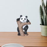 Maxbell Maxbell Panda Statue Cute Cartoon Desktop Creative Decor for Study Office Desk Table Without Base