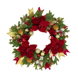 Christmas Wreath Outside Door Ornaments Xmas Wreath for Festival Wall Window Diameter 50cm