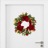 Christmas Wreath Outside Door Ornaments Xmas Wreath for Festival Wall Window Diameter 50cm
