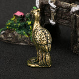 Maxbell Maxbell Brass Peacock Ornament Animal Collection Figurine for Office Bookshelf Decor