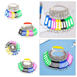 Maxbell Key Organizer Can Mark Portable Key Chain for Hotel Dormitory Classification 11 Bit