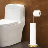 Maxbell Maxbell Toilet Paper Holder Stand Tissue Roll Holder for Washroom Bathroom Farmhouse Single pole