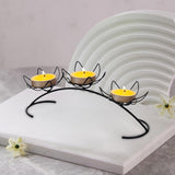 Maxbell Maxbell Metal Candlestick Gifts Decorative Candle Holder for Dinner Home Anniversary