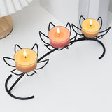 Maxbell Maxbell Metal Candlestick Gifts Decorative Candle Holder for Dinner Home Anniversary