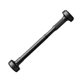Maxbell Maxbell Adjustable Closet Rod Sturdy Curtain Rod for Balcony Bedroom Hanging Clothes 0.5 to 0.8m Black