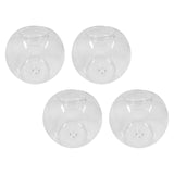 Maxbell Maxbell 4Pcs Glass Candle Holder Tealight Candle Holder for Bar Cafe Thanksgiving