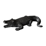 Maxbell Maxbell Crocodile Figurine Souvenirs Ornament Crafts Resin for Table Bedroom Balcony black
