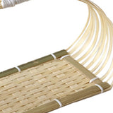 Bamboo Basket Decorative Display Basket for Picnic Cafe Kitchen Organization M