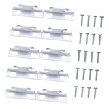 Maxbell Maxbell Curtain Rod Holders Metal Curtain Rod Hooks for Kitchen Supplies Home Office 10 pieces