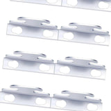Maxbell Maxbell Curtain Rod Holders Metal Curtain Rod Hooks for Kitchen Supplies Home Office 10 pieces