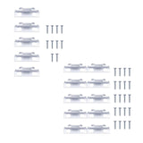 Maxbell Maxbell Curtain Rod Holders Metal Curtain Rod Hooks for Kitchen Supplies Home Office 10 pieces