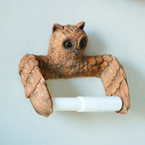 Maxbell Maxbell Creative Owl Toilet Paper Holder Cute Towel Holder for Kitchen Washroom Home