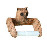 Maxbell Maxbell Creative Owl Toilet Paper Holder Cute Towel Holder for Kitchen Washroom Home