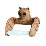 Maxbell Maxbell Creative Owl Toilet Paper Holder Cute Towel Holder for Kitchen Washroom Home