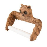 Maxbell Maxbell Creative Owl Toilet Paper Holder Cute Towel Holder for Kitchen Washroom Home