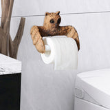 Maxbell Maxbell Creative Owl Toilet Paper Holder Cute Towel Holder for Kitchen Washroom Home