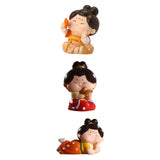 Maxbell Maxbell Cartoon Girl Figurine Collection Desktop Decor for Car Tabletop Housewarming Take photo