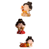 Maxbell Maxbell Cartoon Girl Figurine Collection Desktop Decor for Car Tabletop Housewarming Take photo