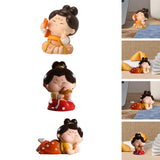 Maxbell Maxbell Cartoon Girl Figurine Collection Desktop Decor for Car Tabletop Housewarming Take photo