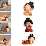 Maxbell Maxbell Cartoon Girl Figurine Collection Desktop Decor for Car Tabletop Housewarming Take photo