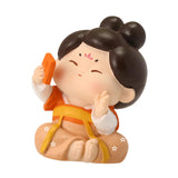 Maxbell Maxbell Cartoon Girl Figurine Collection Desktop Decor for Car Tabletop Housewarming Take photo