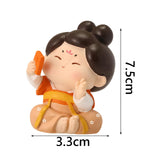 Maxbell Maxbell Cartoon Girl Figurine Collection Desktop Decor for Car Tabletop Housewarming Take photo