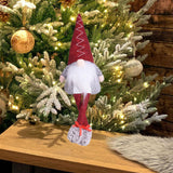 Maxbell Maxbell Christmas Glowing Doll Art for Themed Party Table Centerpiece Christmas Gift Red