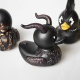 Gothic Duck Figurine Ornament Unique Crafts Novelty for Bedroom Desktop Bars Style A