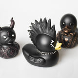 Gothic Duck Figurine Ornament Unique Crafts Novelty for Bedroom Desktop Bars Style A