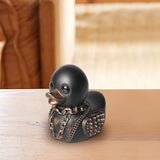 Gothic Duck Figurine Ornament Unique Crafts Novelty for Bedroom Desktop Bars Style B