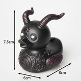 Gothic Duck Figurine Ornament Unique Crafts Novelty for Bedroom Desktop Bars Style C