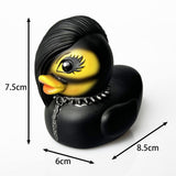 Gothic Duck Figurine Ornament Unique Crafts Novelty for Bedroom Desktop Bars Style D