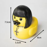 Gothic Duck Figurine Ornament Unique Crafts Novelty for Bedroom Desktop Bars Style E