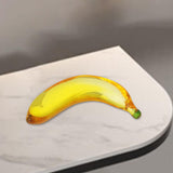 Maxbell Maxbell Fruit Figurine Cute Yellow Tabletop Decoration for Bookshelf Desk Home Decor 90x18.3mm a banana