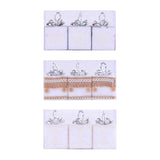 3 Pieces Christmas Tree Hanging Ornaments for Wedding Birthday Window Scenes Linen