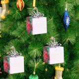 3 Pieces Christmas Tree Hanging Ornaments for Wedding Birthday Window Scenes Linen