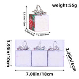 3 Pieces Christmas Tree Hanging Ornaments for Wedding Birthday Window Scenes Linen