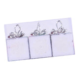 3 Pieces Christmas Tree Hanging Ornaments for Wedding Birthday Window Scenes Linen