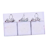 3 Pieces Christmas Tree Hanging Ornaments for Wedding Birthday Window Scenes Linen