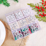 3 Pieces Christmas Tree Hanging Ornaments for Wedding Birthday Window Scenes Linen