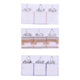 3 Pieces Christmas Tree Hanging Ornaments for Wedding Birthday Window Scenes Hemp Rope