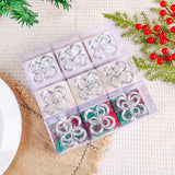 3 Pieces Christmas Tree Hanging Ornaments for Wedding Birthday Window Scenes Hemp Rope