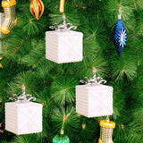3 Pieces Christmas Tree Hanging Ornaments for Wedding Birthday Window Scenes Round Beads